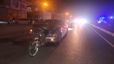 Manavgat’ta Otomobilin Motosiklete Çarpması Sonucu Genç Öldü Antalya’nın Manavgat ilçesinde
