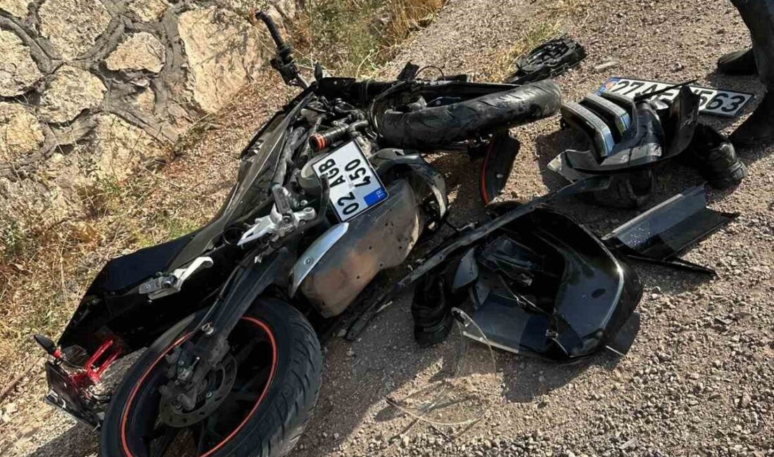 Adıyaman’ın Gölbaşı ilçesinde meydana gelen trafik kazasında bir motosiklet sürücüsü