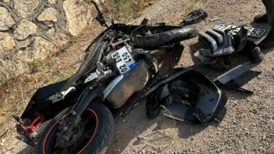 Adıyaman’ın Gölbaşı ilçesinde meydana gelen trafik kazasında bir motosiklet sürücüsü