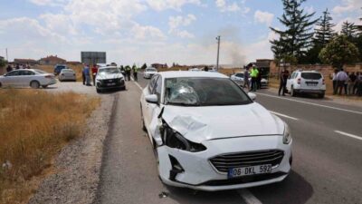 Nevşehir’de bir yaya, Karaba-Avanos karayolunun Karaba çıkışında otomobil çarpması sonucunda