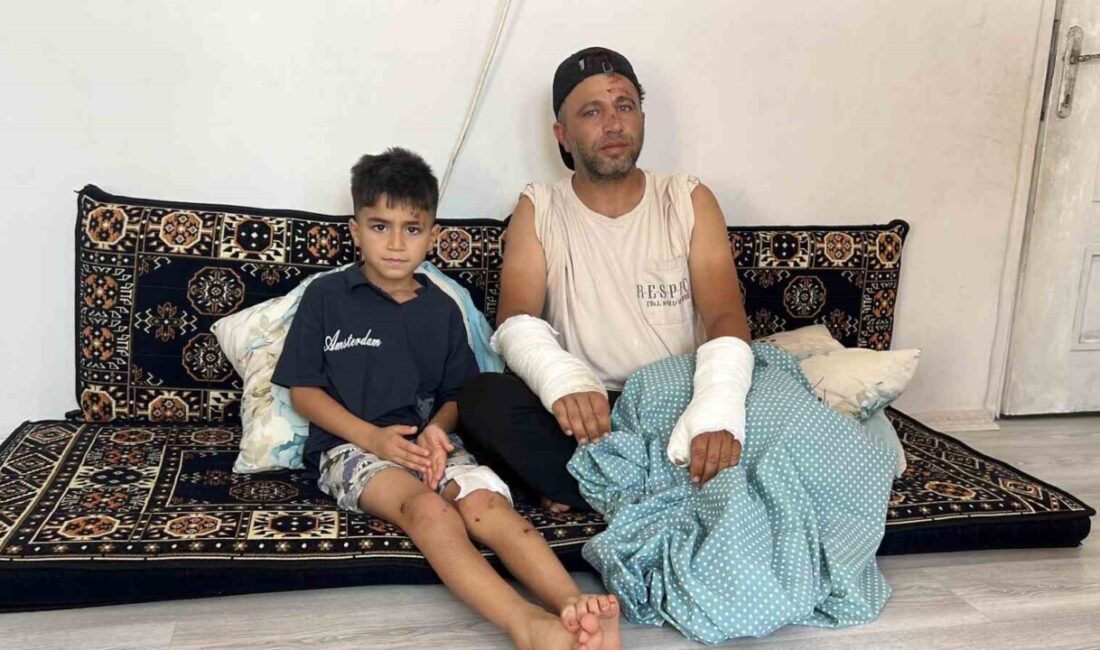 Mersin’de bir otomobil ile motosikletin çarpıştığı ve sürücünün yerde yatan