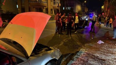 Kocasinan ilçesinde meydana gelen trafik kazasında, bir çocuk ve 2