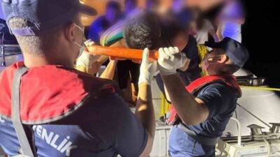 Muğla’nın Dalaman ilçesi açıklarında seyreden özel bir teknedeki bir kişi