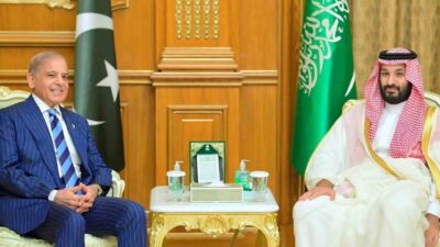 Pakistan Başbakanı Şehbaz Şerif, Suudi Arabistan’a resmi bir ziyaret gerçekleştirmek