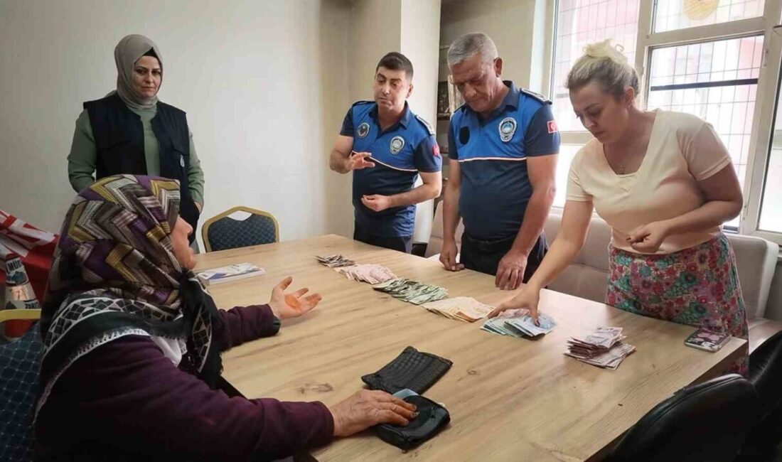 Dilencilik Yapan Kadından Büyük Miktar Paraya El Konuldu Kırıkkale’de parkta