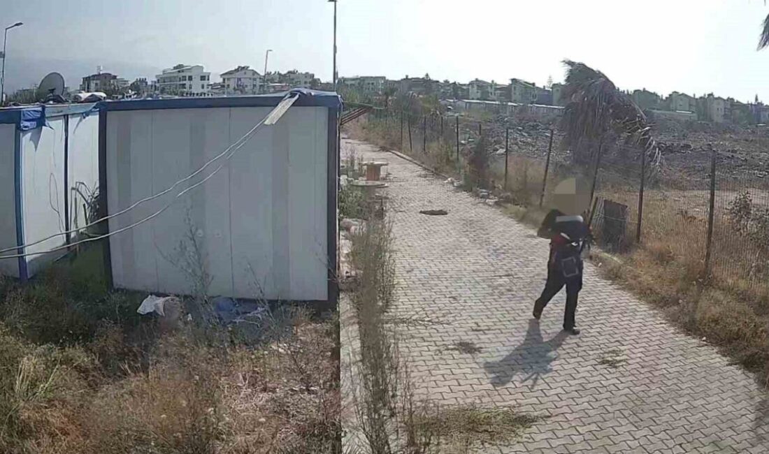 Hatay’da, depremzedelerin kullandığı ve boşalttığı konteynerlerde hırsızlık yapan 4 kişi