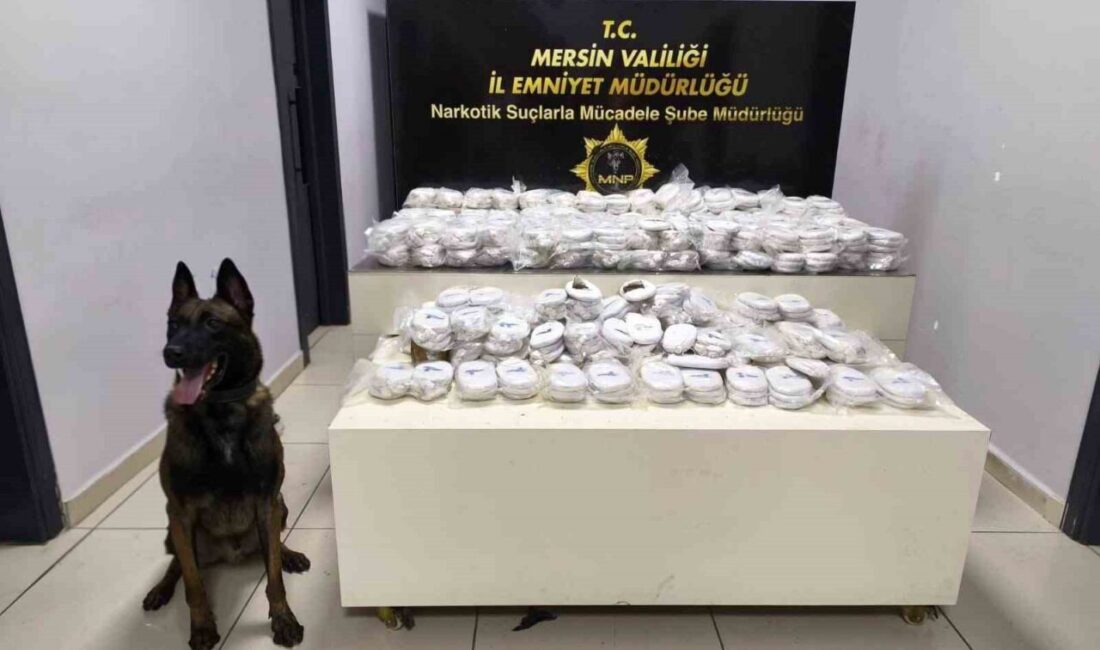 Mersin’de, Mersin Cumhuriyet Başsavcılığı önderliğinde gerçekleştirilen operasyonlarda 3 kilo 490