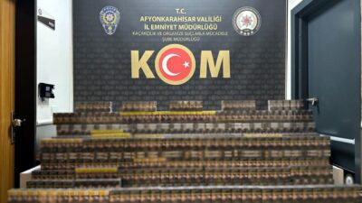 Afyonkarahisar’ın Sultandağı ilçesinde polis ekipleri tarafından düzenlenen operasyonda bin 830