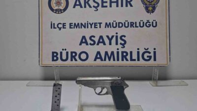 Akşehir ilçesinde gerçekleşen bir düğünde havaya ateş edildiği ihbarı üzerine
