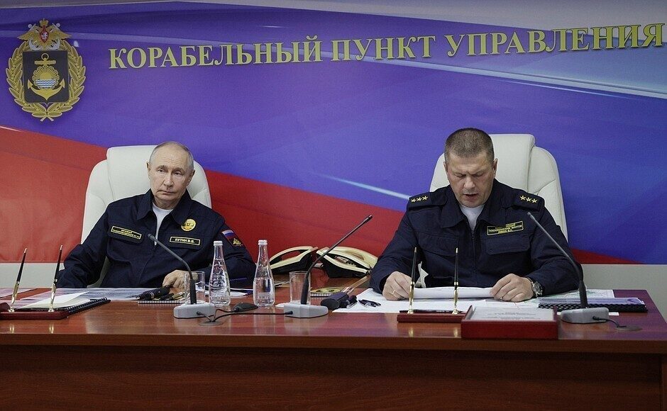 Rusya Devlet Başkanı Vladimir Putin, Rusya Deniz Kuvvetleri Pasifik Filosu’nun