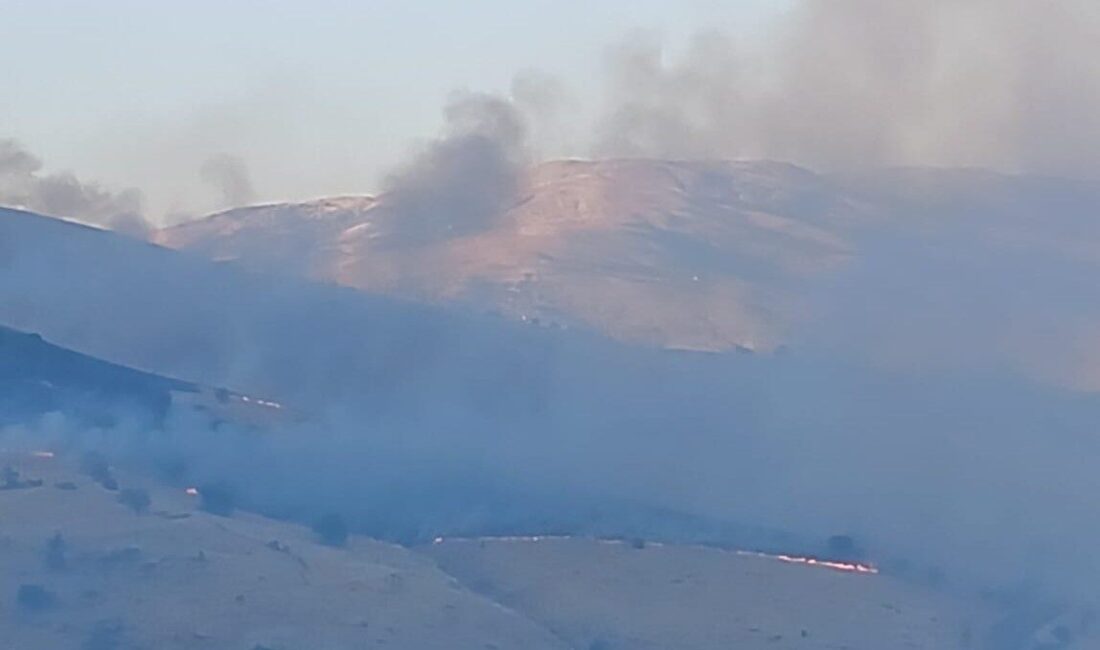 Pütürge ilçesinde çıkan arazi yangını, ekiplerin kararlı müdahalesiyle kontrol altına