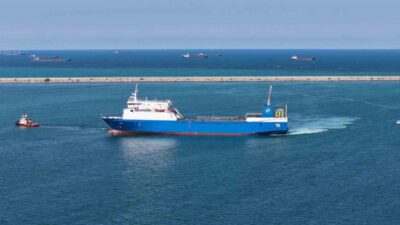 Novorossiysk Limanı açıklarında saldırıya uğrayan “Necibe” adlı kargo gemisinden 18