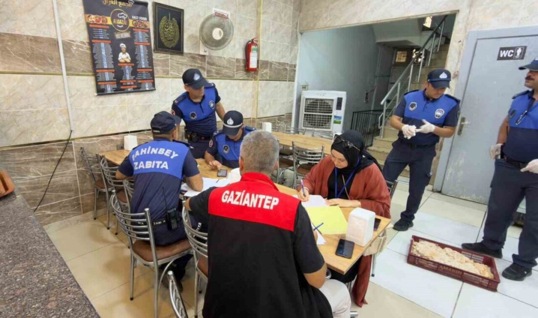 Şahinbey Belediyesi Zabıta Müdürlüğü ekipleri, Tarım ve Orman Müdürlüğü ile