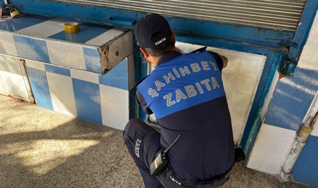 Şahinbey Belediyesi zabıta ekipleri, rutin denetimler kapsamında hijyen kurallarını ihlal