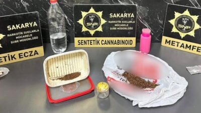 Sakarya’da polis ekipleri tarafından dört farklı ilçede düzenlenen narkotik operasyonlarında