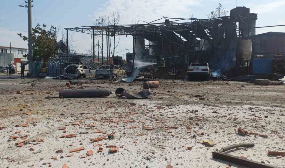 Manisa’nın Salihli ilçesinde bulunan bir gaz dolum tesisinde meydana gelen