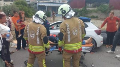 Hatay’ın Samandağ ilçesinde meydana gelen trafik kazasında 1 kişi yaralandı.