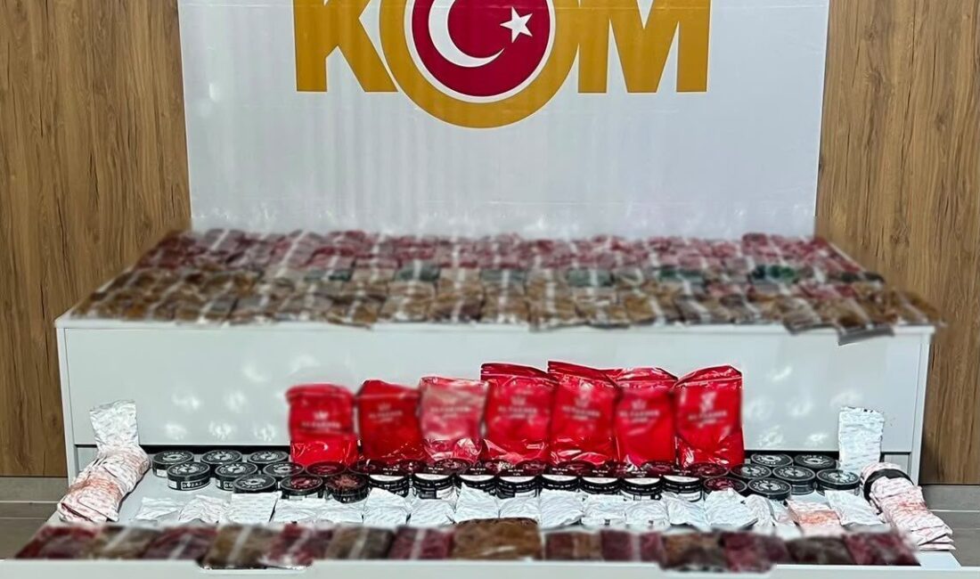 Samsun’un Atakum ilçesinde polis ekipleri tarafından gerçekleştirilen kaçakçılık operasyonunda, 179