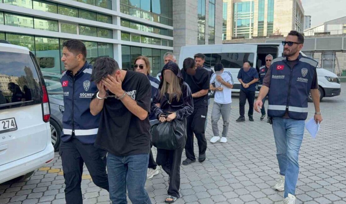 Samsun’da, Özbekistan’dan kadın getirerek fuhuş yaptıkları ve bu kadınları internet