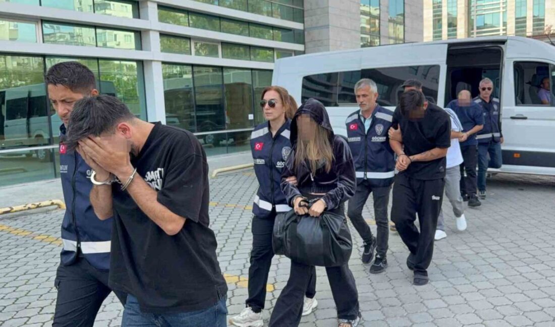 Samsun’da düzenlenen bir operasyonda, Özbekistan’dan getirilen kadınları fuhuş yapmaya zorladıkları