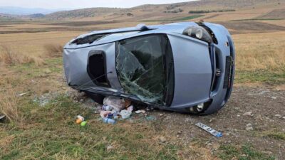 Samsun iline bağlı Vezirköprü ilçesinde meydana gelen bir trafik kazasında