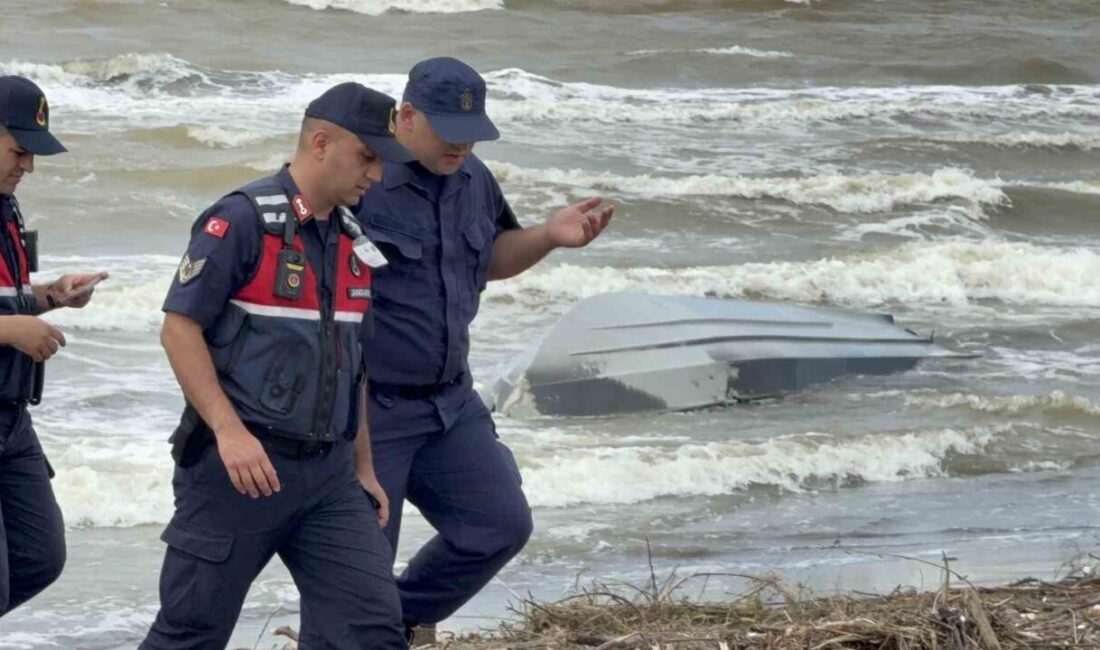 Çarşamba ilçesinde sahil yakınlarında bir insansız deniz aracı bulundu. Bu