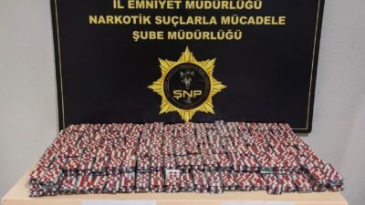Suruç ilçesinde durdurulan bir araçta yapılan aramada 13 bin 100