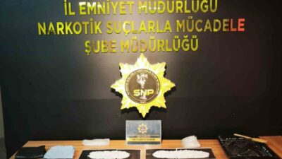 Şanlıurfa’da polis ekiplerinin gerçekleştirdiği operasyonda 3 kilo 103 gram uyuşturucu