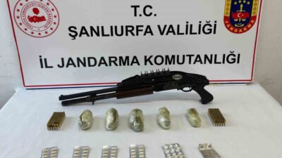 Suruç ilçesinde gerçekleştirilen bir operasyonda, 479 gram toz esrar, 56