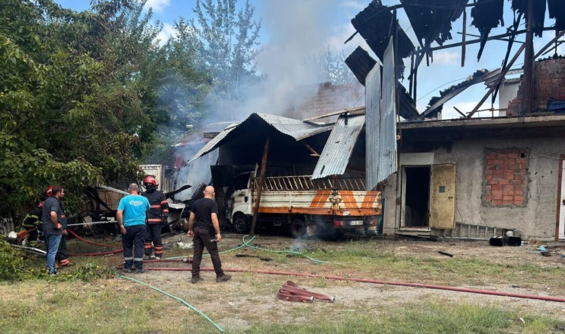 Sapanca ilçesine bağlı Çayiçi Mahallesi’nde bulunan bir depoda meydana gelen