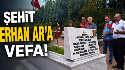 Yerköy Sosyal Hizmet Merkezi Müdürlüğü personeli, aziz şehidimiz Erhan Ar’ı