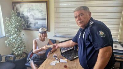Serik ilçesinde zabıta ekipleri, Belek Turizm Merkezi çarşısında kaybolmuş bir