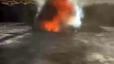 Kurtalan ilçesine bağlı Siirt’te bulunan demiryolu şantiyesinde iş makinesinde meydana