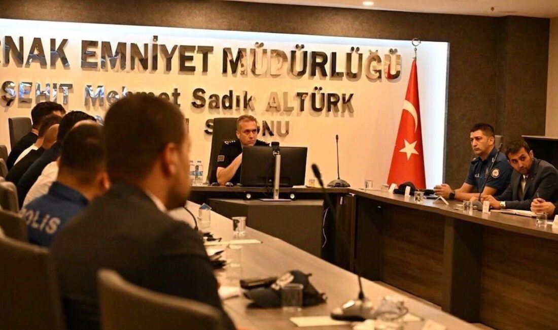 Şırnak Emniyet Müdürü Volkan Sazak önderliğinde ağustos ayında düzenlenen güvenlik
