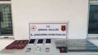 Şırnak’ta geçen hafta düzenlenen kaçakçılık operasyonlarında, piyasa değeri yaklaşık 26