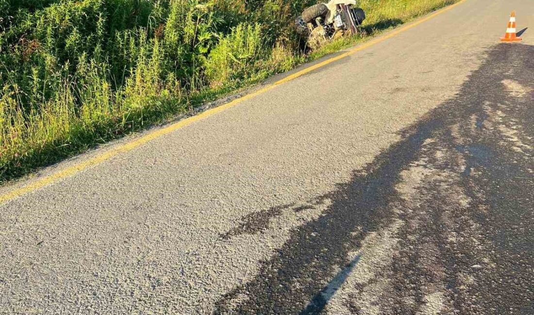 Trabzon’un Şalpazarı ilçesinde Sis Dağı Yaylası’nda meydana gelen bir ATV
