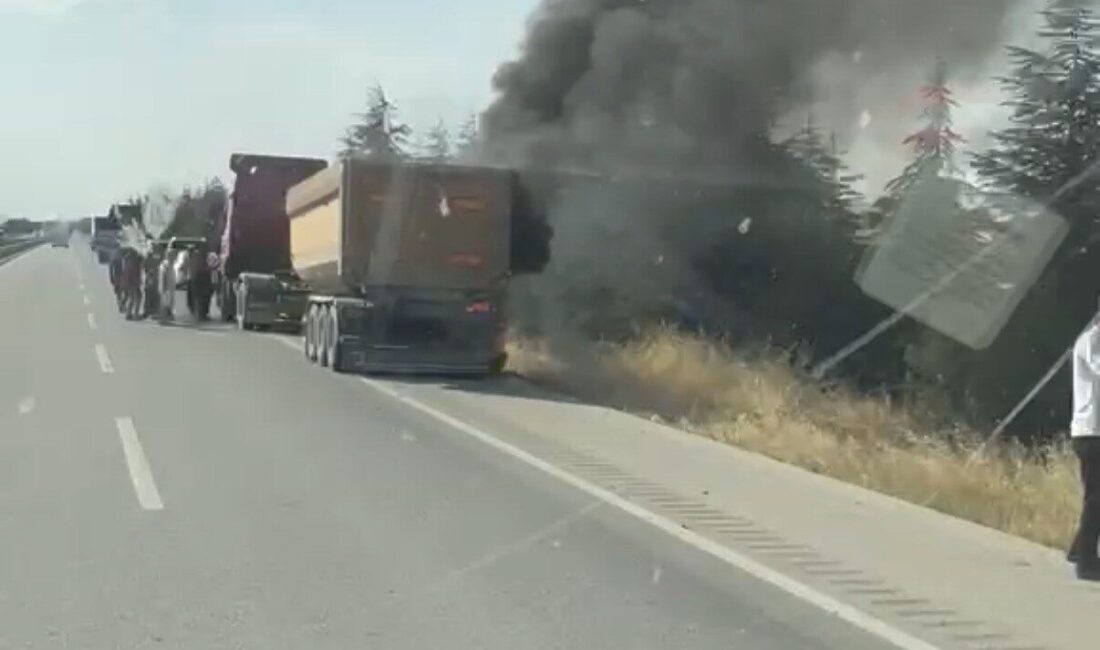 Eskişehir’in Sivrihisar ilçesine bağlı Paşakadın mevkiinde seyir halinde olan bir