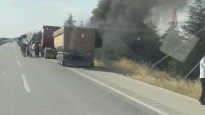 Eskişehir’in Sivrihisar ilçesine bağlı Paşakadın mevkiinde seyir halinde olan bir