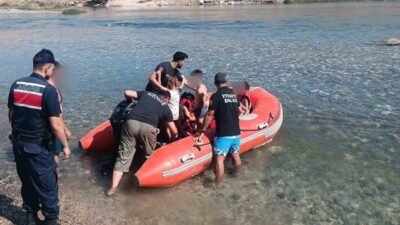Eğil ilçesine bağlı Baysu Mahallesi’nde nehir kenarında piknik yapan 8