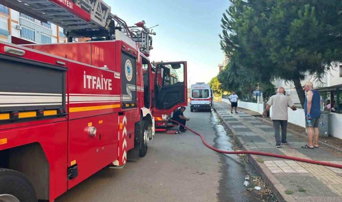 Tekirdağ’ın Süleymanpaşa ilçesinde bulunan 6 katlı bir apartmanın üst katında