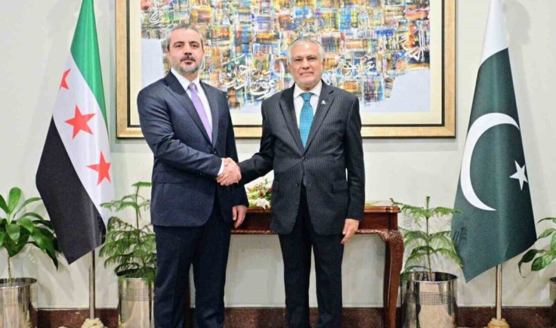 Suriye Dışişleri Bakanı Esad Hasan Şeybani, Pakistan’ın başkenti İslamabad’da resmi