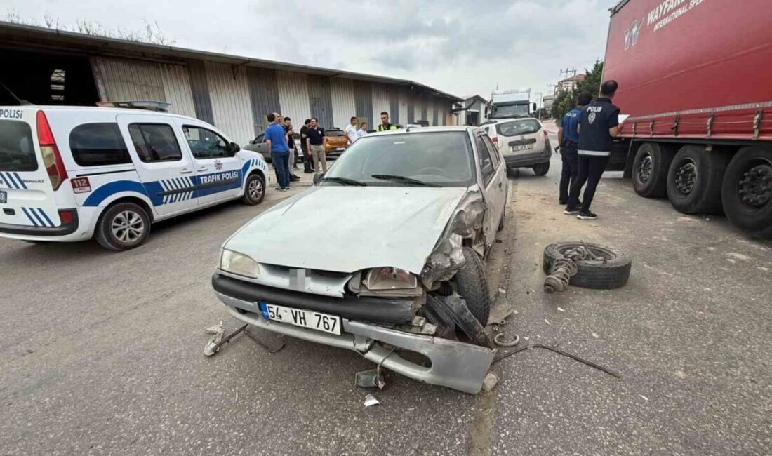 Sakarya’nın Kaynarca ilçesinde meydana gelen bir trafik kazasında SUV tipi