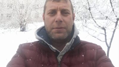 Samsun’un İlkadım ilçesinde, belediyeye ait yol yıkama tankeri şoförü, şantiyede