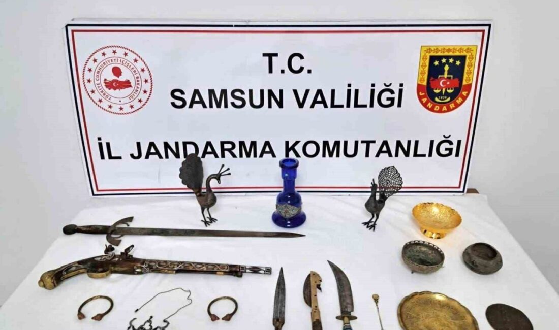 Samsun’un Atakum ilçesinde jandarma ekipleri tarafından gerçekleştirilen operasyonda çok sayıda