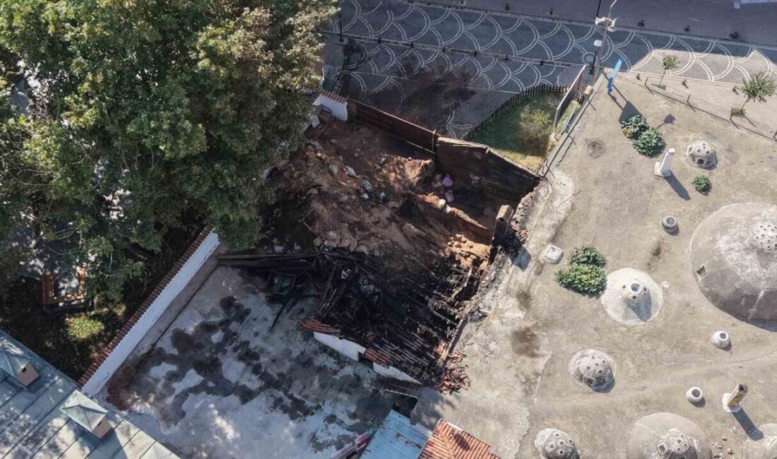 Tokat’ta, tarihi Pervane Hamamı’nın makine dairesinde gece saatlerinde meydana gelen
