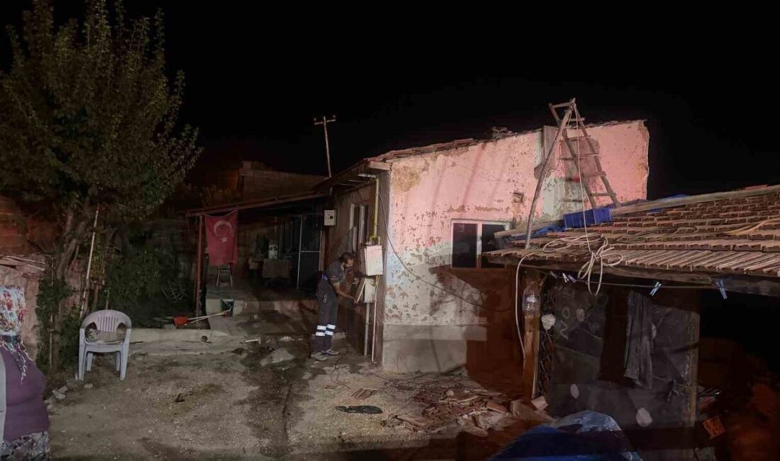 Eskişehir’in Çifteler ilçesinde, bir evde unutulan yemek nedeniyle çıkan yangın,