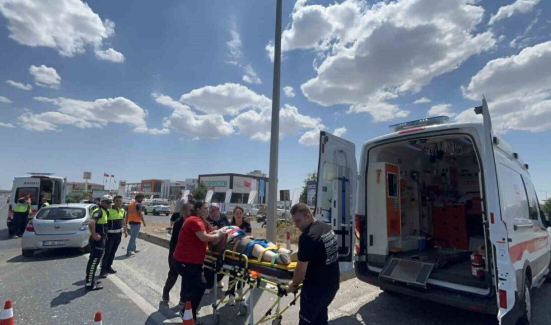 Çorlu ilçesinde meydana gelen trafik kazasında, hatalı dönüş yapan bir