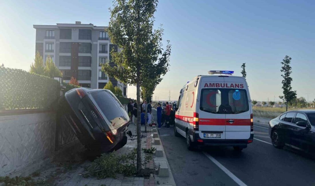 Çorlu ilçesinde, Tekirdağ’ın Hürriyet Mahallesi Meşe Sokak’ta dün akşam saatlerinde