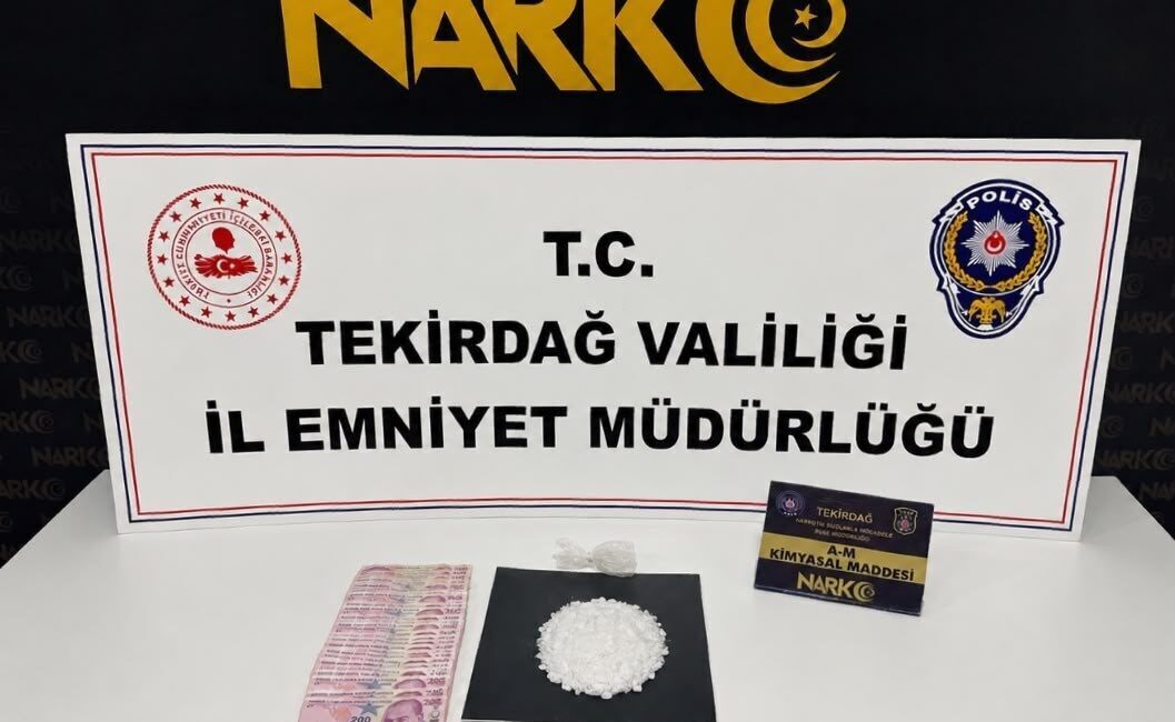 Tekirdağ’da uyuşturucu madde ticareti ve kullanımıyla mücadele kapsamında gerçekleştirilen son