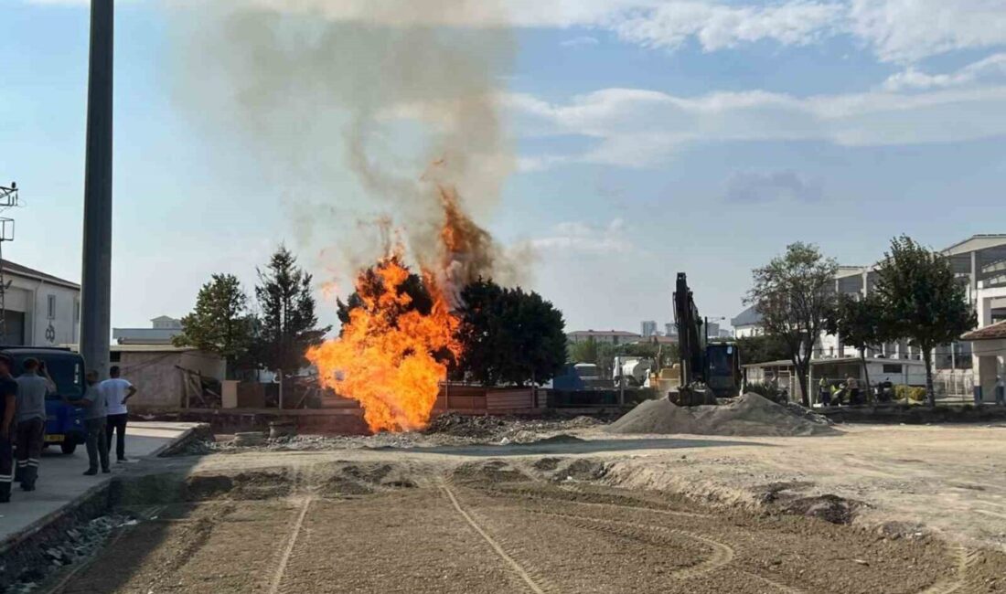 Çorlu ilçesinde gerçekleştirilen altyapı ve yol çalışmaları kapsamında bir iş